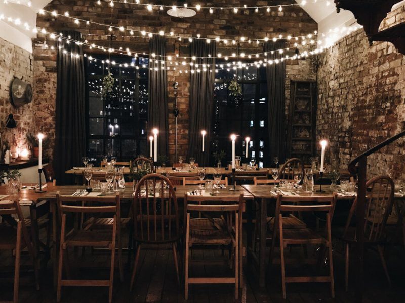 Salón rústico para celebraciones